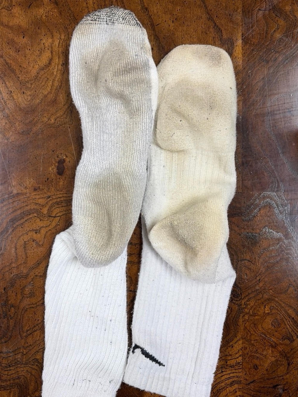 White women's Athletic Crew Socks - Packable Comfort